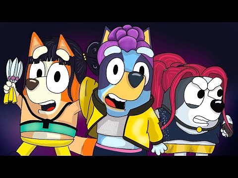 KPop Demon Hunters vs Bluey (Fan Animation)