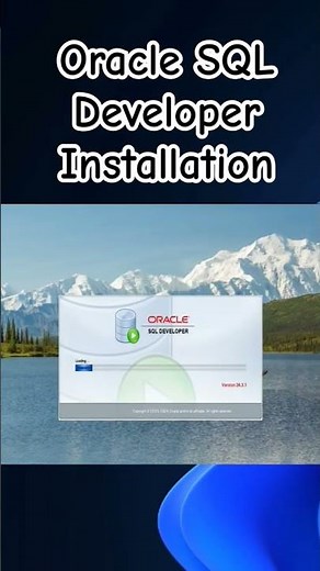 Oracle SQL Developer Installation #shortsfeed #sql #sqlplus #oracle #shorts #viralvideo