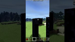 How to Make On-Off Nether Portal In Minecraft.