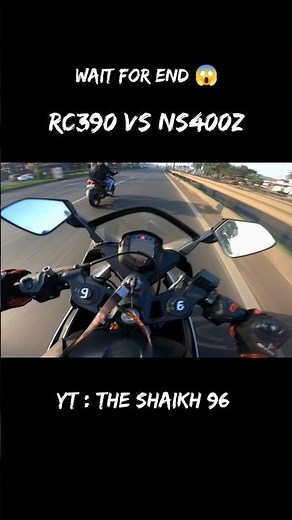 Rc390 bs3 Vs Ns400z ⚡INSANE Speed & Sound:🔥 Modified KTM RC 390 Ride akrapovic sound #rc390 #ns400