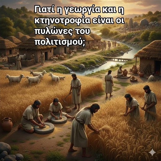 Γιατί η γεωργία και η κτηνοτροφία είναι οι πυλώνες του πολιτισμού;