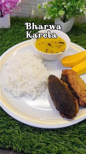 Bharwa Karela Recipe 💥 #shorts #recipe #easyrecipe #lalsrasoi