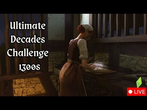 Cozy MEDIEVAL sims 4 gameplay | The Ultimate decades Challenge 1300s