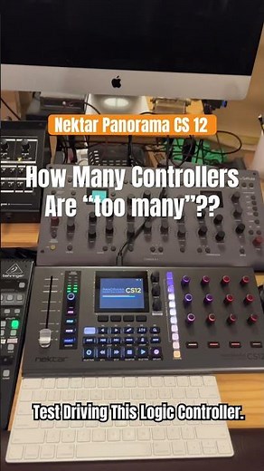 Couldn’t Resist Trying The Nektar CS-12… #sweetwater #logicprox #nektar #behringer #softube