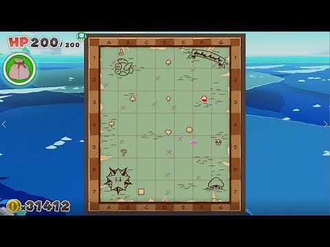 All 11 Island Locations and Diving Locations in The Great Sea in Paper Mario The Origami King