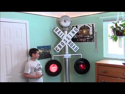 Handmade Railroad Crossing - AWESOME!