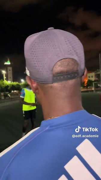 Entraînement au EDF Académie Football Club de Salé