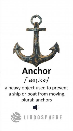 Don't say "Anchor⚓" wrong! | English Vocabulary, Definition and Pronunciation Guide