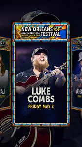 The second weekend of Jazz Fest is almost here, May 1-4! Don’t miss Pearl Jam, Luke Combs, Lenny Kravitz, Santana, Cage the Elephant, Laufey, Tems, Pattie LaBelle, My Morning Jacket, Joan Jett & hundreds more! Tickets and VIP packages on sale now & at the gates on Festival days. | New Orleans Jazz & Heritage Festival | Facebook