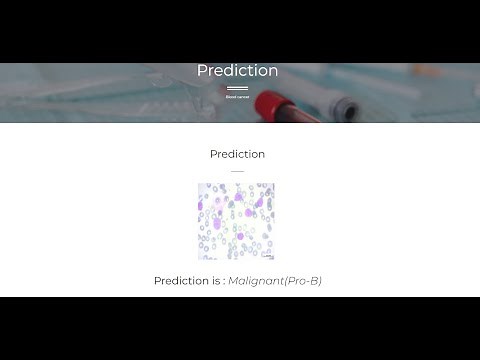 Blood Cancer Detection and Classification using Deep Learning | Python Machine Learning IEEE Project