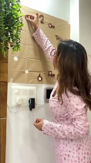 Best DIY 3D Wall Clock for Home | Frameless Acrylic Clock with Golden Hands #homedecor