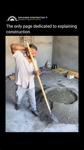 Explaining Construction on Instagram: "Manual ciment mixing method"