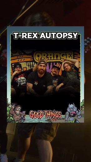 T-Rex Autopsy on Instagram: "Two days till we crack open Stage 5 at Good Things 🔥 T-Rex Autopsy is stepping in alongside absolute monsters of the lineup: Giants, Tool, Machine Head, Kublai Khan TX, Make Them Suffer, Alpha Wolf, Gwar, Windwaker, Weezer, Garbage and Lorna Shore ⚡️ Sydney, see you in the pit 🦖🤘 #GoodThingsFestival #GoodThings2025 #Stage5 #TRexAutopsy #SydneyMusic #AusMetal #LiveMusicAU #FestivalSeason #HeavyMusic #InThePit #AustralianBands"