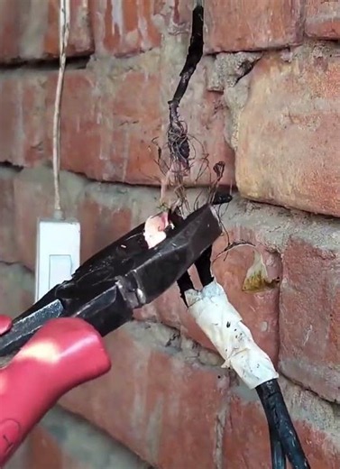 That spark shouldn't be there #electrical #diy #electrician #shorts