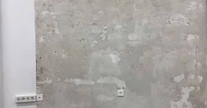 How to Create an Industrial Exposed Concrete Accent Wall For Free