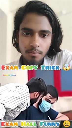 Exam Copy Trick 🤯 Exam Hall Funny 😄