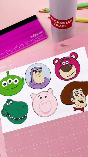 Toy Story Decals for DIY Crafting