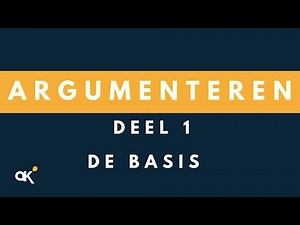 Argumenteren: de basis (1/4)