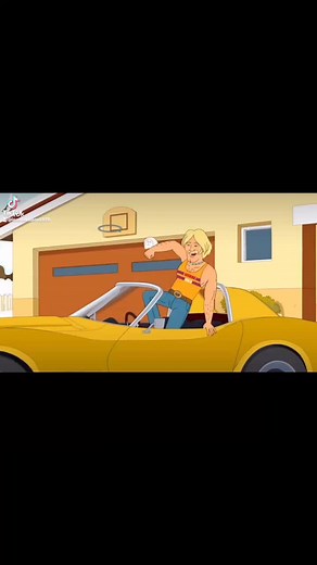 Animated Driving Adventure in a Suburban Neighborhood