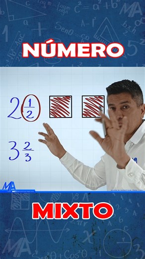 Matemáticas Profe Alex on Instagram: "Número mixto #matemáticasprofealex #parati"