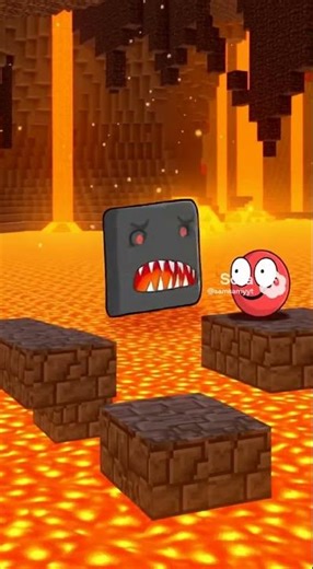 Red Ball 4 vs Black Box in Minecraft 6