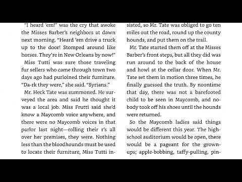 To Kill a Mockingbird - Chapter 27