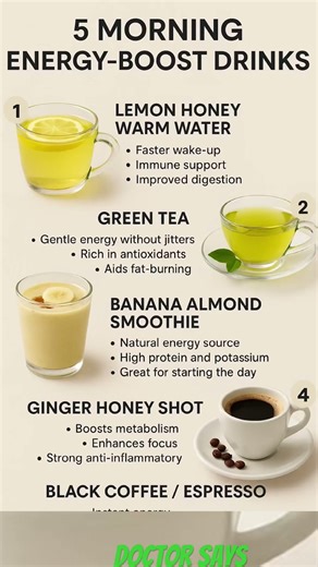 Start Your Day Right: Top 5 Energy Drinks (Natural!)