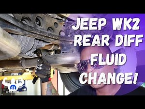 jeep grand cherokee rear differential fluid change