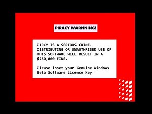 WINDOWS NEPTUNE ANTI PIRACY SCREEN (REAL)