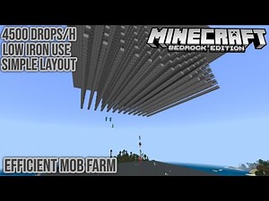 General Mob Farm Minecraft Bedrock Tutorial 1.17