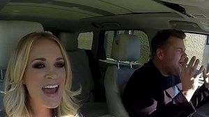 Watch Carrie Underwood Hilariously Play Carpool Karaoke with James Corden!