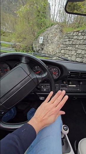 a 964 and a mountain pass #porsche #porsche911 #964
