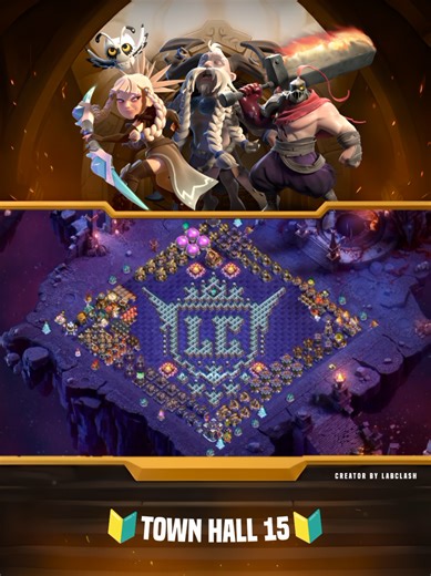 Artistic Base Designs for TH15 in Clash of Clans