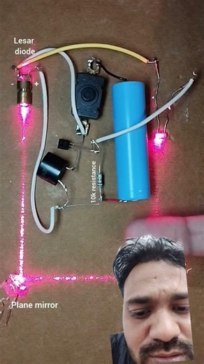 Three way laser home security system experiment