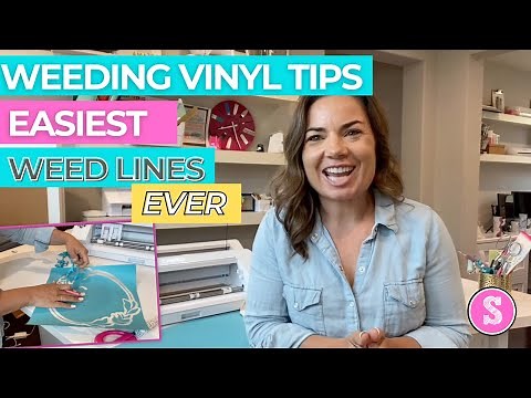 Weeding Vinyl Tips and Tricks: How to Add EASY Weeding Lines!
