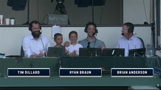Ryan Braun joins the Brewers' broadcast