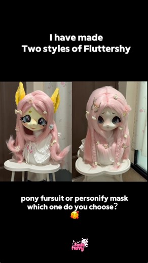Susie on Instagram: "I love both! Fluttershy is so cute !🎀🎀 How about you 🥰？ #furry #fursuit #fursuitforsale #kemonofursuitforsale #kemono #fursuitmaker #furryfandom #furrycommunity #fursona #fursuiters #furryadopt #furryartist #furryart #fursuitmakersofinstagram #kemonofursuit #fursuit #commissionpainting #pony #mylittlepony #mlp #fluttershyfanart #fluttershy"