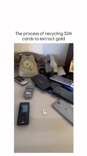 TrendTok Hub on Instagram: "@bitzcasino The video opens with a hand holding a SIM card against a backdrop of vintage phones, including a rotary phone, before placing it on a white surface. Tweezers are used to carefully peel away the protective layers, revealing the metallic contacts and eventually a small, square, gold-colored chip. This chip is then lifted and placed on a metal surface, where the camera zooms in to highlight its intricate details. The scene transitions to the same chip being h