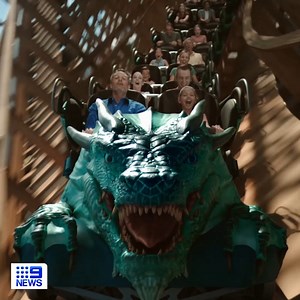Sea World has released a sneak peek of its highly-anticipated new Leviathan coaster. The announcement comes as the Gold Coast edges into the festive season, with the $50 million new Atlantis precinct set to open at the start of next month. WATCH LIVE at 5.30pm for a full breakdown. #9News | 9 News Gold Coast