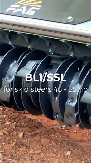 BL1/SSL forestry mulcher for skid steers from 45 - 65 hp #landclearing #mulcher #skidsteers