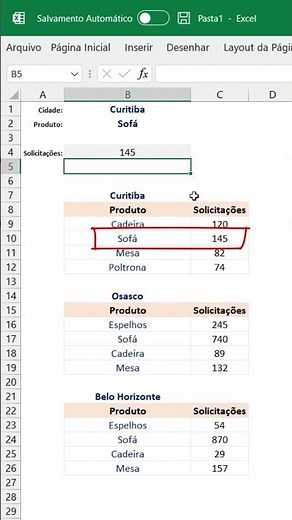 Como juntar a função SE com PROCV no Excel