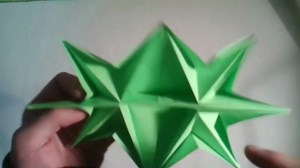 How to make an origami three-headed monster