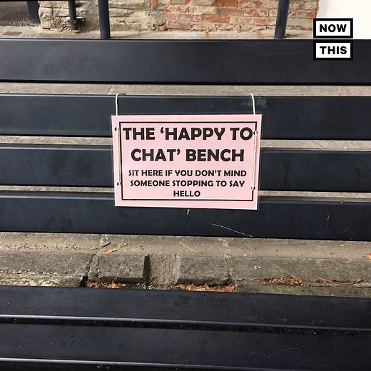101K views · 1K reactions | These ‘chat benches’ are designed to help lonely seniors and encourage conversation | NowThis | Facebook