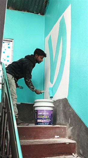 Code 7512 Asian paints wall painting #shorts #painting