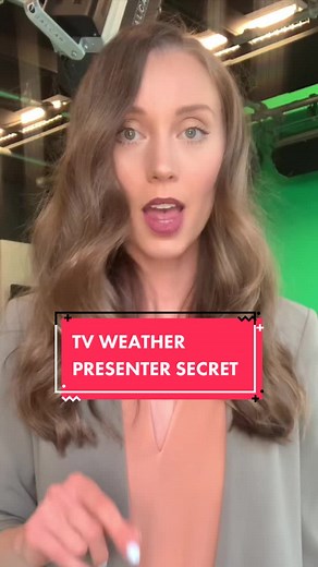 The ultimate TV #weatherpresenter secret!