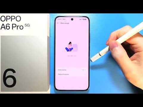 Oppo A6 Pro 5G: How To Find Data Usage