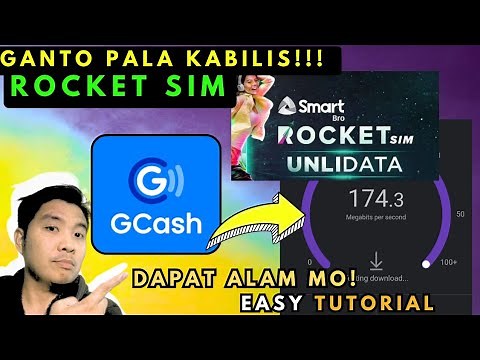 SMARTBRO ROCKET SIM UNLIMITED DATA 2025 PAANO MAGLOAD GCASH