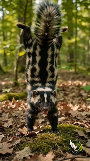 The Tiny Skunk That Scares Predators With a Handstand! 🦨