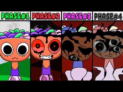 All Phases in New Incredibox Sprunki Oc of Bassie: From Phase 1 to Phase 4