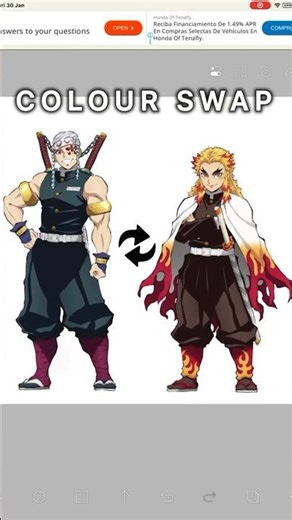 Tengen × Rengoku color swap 🔥✨